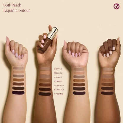 Rose Brown Liquid Contour Blush Cream Eyes Blusher Waterproof Mositure Face Contour Shadow Blusher Liquid blusher Plump Makeup