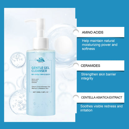 Beta-Panthenol Gel Cleanser: Gentle Cleansing, Leaves Skin Soft and Tender – Transparent Gel, Refreshing Facial Cleanser