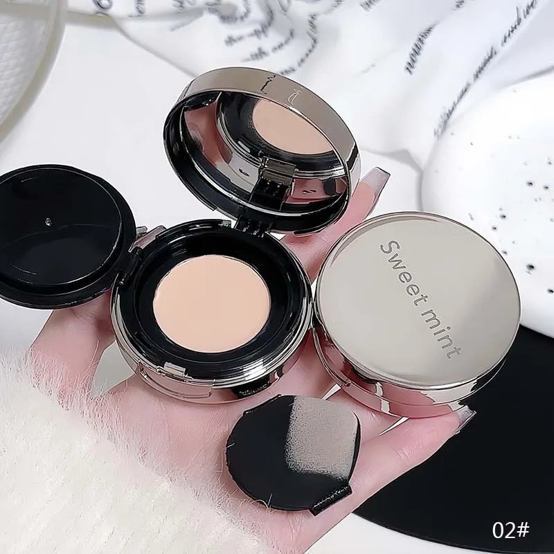 Sweet Mint Moisturizing Foundation Cream Air Cushion Makeup base Brighten Face Natural Hydrating Concealer Foundation For Woman
