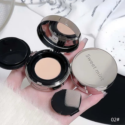 Sweet Mint Moisturizing Foundation Cream Air Cushion Makeup base Brighten Face Natural Hydrating Concealer Foundation For Woman