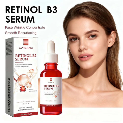 Retinol B3 Brightening Essence Reduce Fine Lines Inhibit Melanin Production Antioxidant Smooth Skin Moisturizing Facial Serum