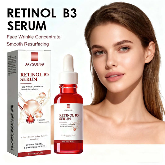Retinol B3 Brightening Essence Reduce Fine Lines Inhibit Melanin Production Antioxidant Smooth Skin Moisturizing Facial Serum