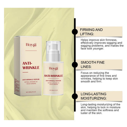 Seoul 1988 2% Retinal Anti Aging Wrinkle Serum Ginseng Facial Essence Firming Pores Brightening Face Moisturizer Korean Skincare