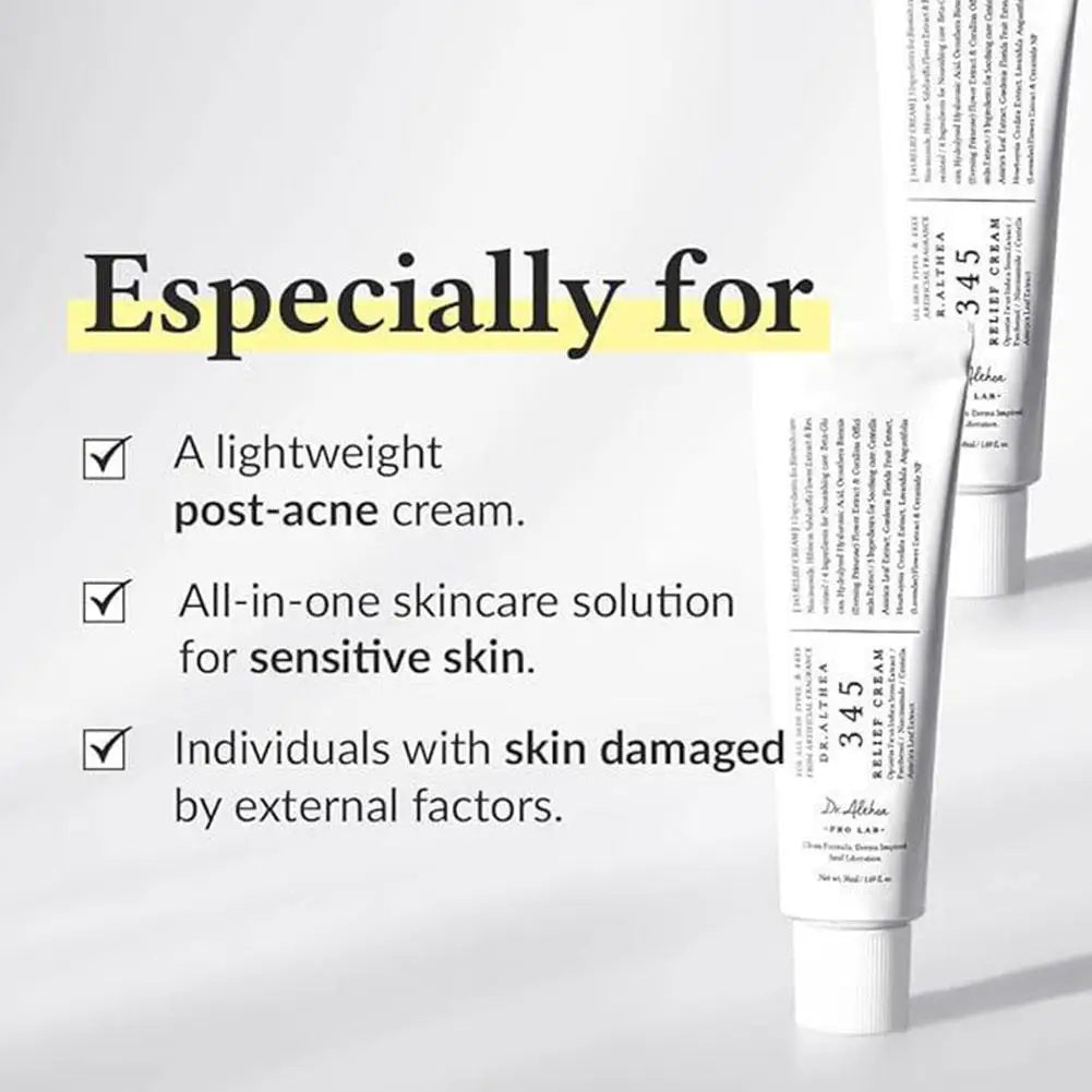 Dr.Althea 345 147 Antioxidant Relief Cream, Gentle VC Boosting Serum, Whitening Cream, Skin Relief Essence, Hydrating Skin Care