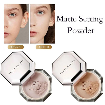 Transparent Long lasting Loose Powder Matte Setting Powder Oil Control Makeup Setting Powder Soft Delicate Setting Powder