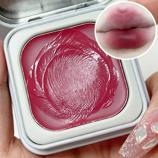 Multi-purpose Lipstick Blush Cream Waterproof Soft Moisturizing Lip Cheek Blush Tint Pigment Lasting Brightening Contour Makeup