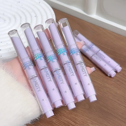 Mirror Glass Solid Lip Gloss Water Light Round Tube Lipstick Clear Oil Jelly Lip Glaze Natural Nude Moisturizing Makeup Tint