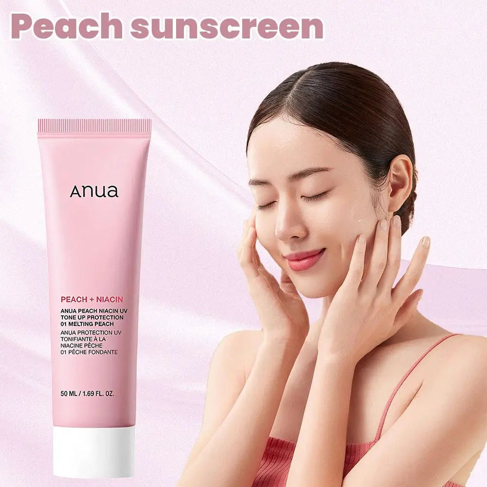 Anua Peach Rice Ceramide Skincare For Daily Defense All Skin Hydrating SPF Sunscreen Barrier Repair Essence Protect Nourish Skin
