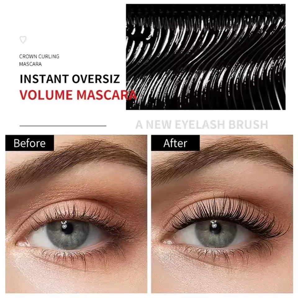 DUNUF Waterproof Mascara Eyelashes Lengthening Long Lasting Silky Lash Black Eyelashes Extension Make Up Beauty Eye Korean Cosmetic