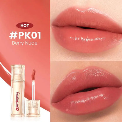 Moisturizing non-stick cup lip glaze long lasting natural Mirror Water Gloss Lipstick Lip beauty Makeup Cosmetics