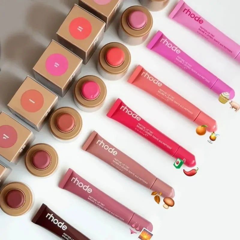 Popular Fashion Lip Gloss Lipstick Long Lasting Moisturizing Hydrating Ribbon Waterproof Powder Blusher Stick Girl Makeup