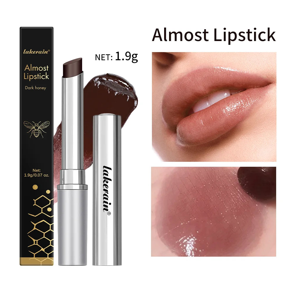 Tinted Lip Balm in Black Honey Vitamin E Smooth Almost Lipstick Nourishing&Moisturizing Enhancing Natural Color Lip Care Makeup