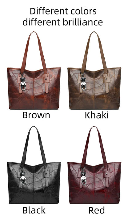 Trendy Women's  New Large Capacity Tote Bag with Horizontal Square Zipper Single Shoulder Handbag