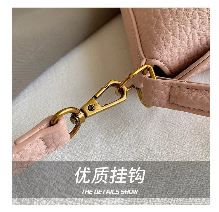 2025 New Arrival! Small Bucket Bag with Chic Design - Lightweight, Versatile Shoulder/Crossbody Carry, Small Fresh Aesthetic