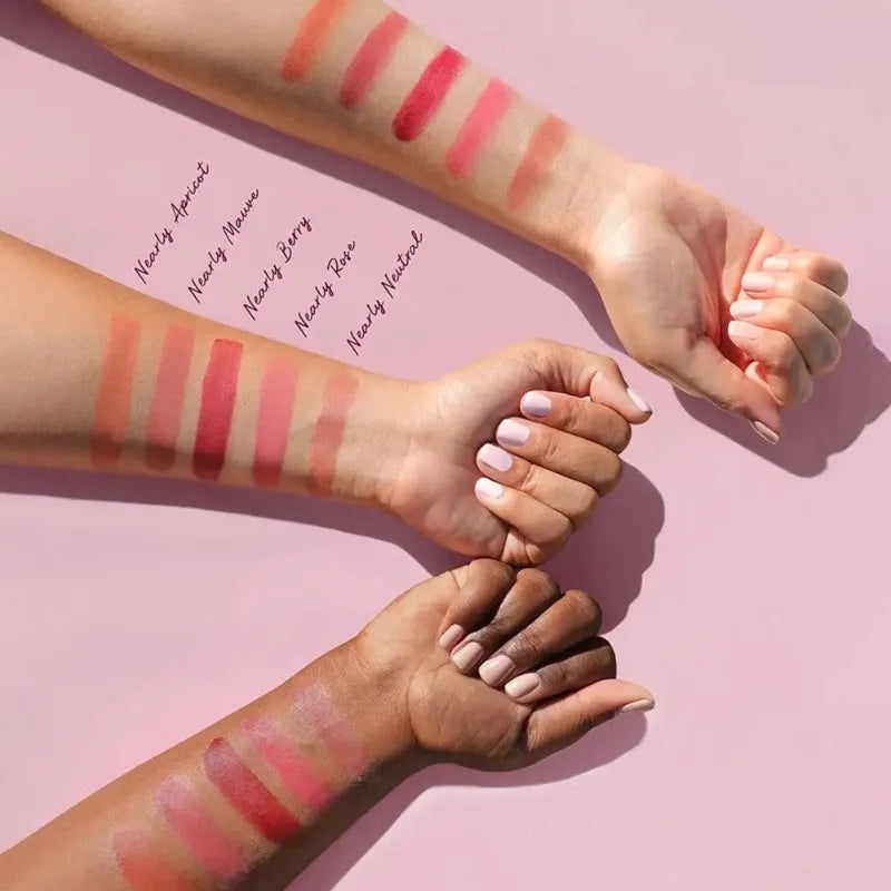 Fashion Luminizer Powdery Powder Blush Liquid Foundation Smooth Lasting Highlight  Lip Gloss Lipstick Nature Smooth Face  Makeup