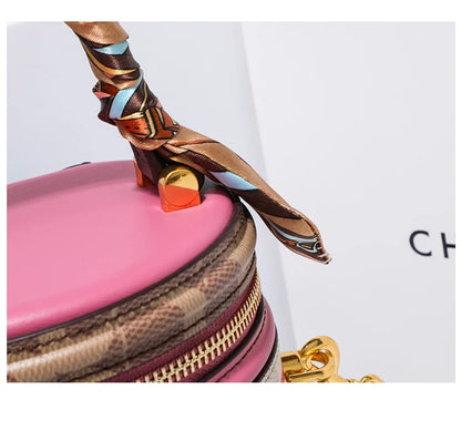 Women's handbag 2023 new fashion designer cylinder bag handbag single shoulder crossbody women's bag small bag