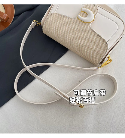 Stylish Quilted Women Messenger Bag - Waterproof Leather Crossbody Shoulder Bag With Adjustable Chain For Travel & Shopping