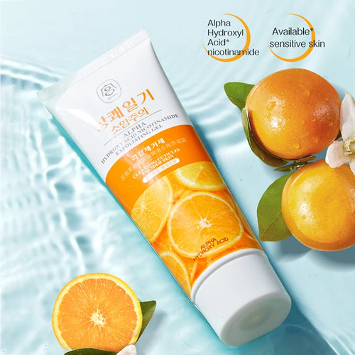 GONGPEI Vitamin C Facial Exfoliating Face Gel Whitening Creams Moisturizing Exfoliator Face Cleanser Korean Skin Care Cosmetics