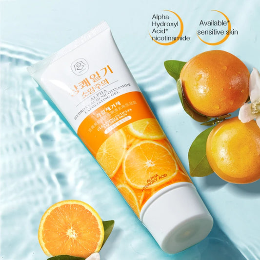 GONGPEI Vitamin C Facial Exfoliating Face Gel Whitening Creams Moisturizing Exfoliator Face Cleanser Korean Skin Care Cosmetics