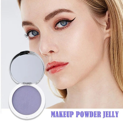 Lavender Pressed Powder Matte Powder Lasting Oil Control Full Coverage Face Compact Setting Powder Makeup Foundation Cosmetics