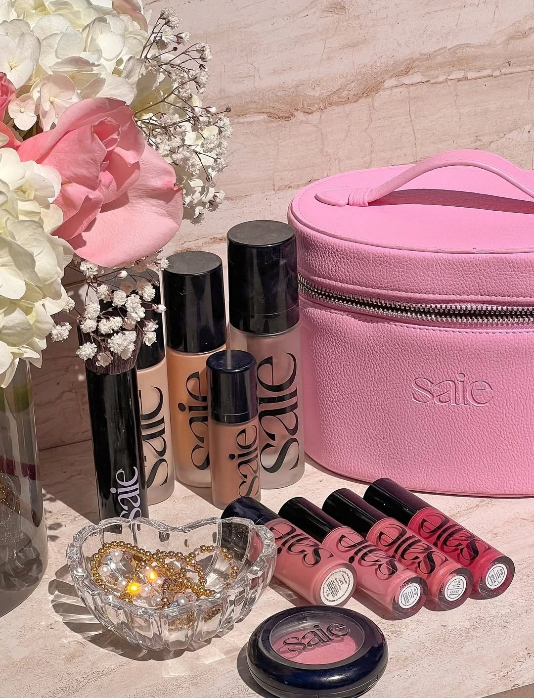 Saie High-gloss Gel Makeup Rose Pink Starglow Liquid Blush Hydrating Lasting Matte Rough Baby Chily Brand Face Glossy Sexy Blush