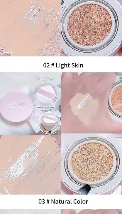Moisturizing Concealer Air Cushion Natural Makeup Holding Water Resistant Cream Skin Foundation