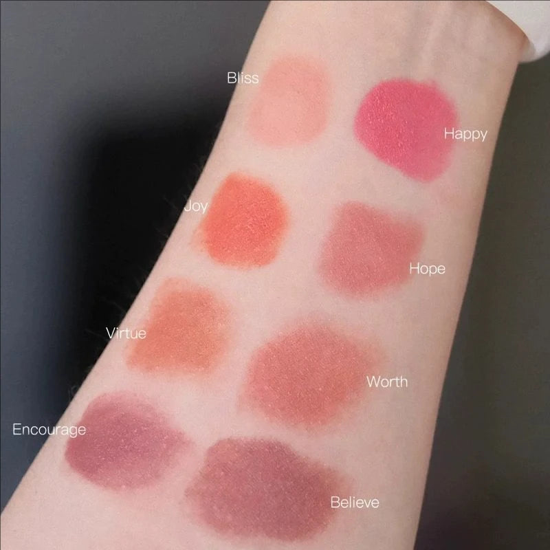 rare beauty Liquid Blush Cream Eyes Mositure Peach Face Contour Shadow Blusher Plump Natural Cheek Makeup Lip Gloss Matte Lipstick