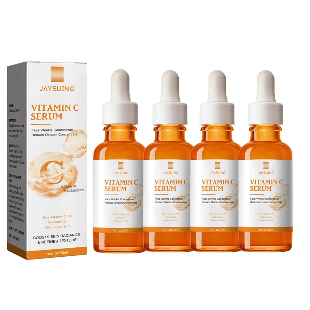 Vitamin C Wrinkle Remover Face Serum Lifting Firming Fade Fine Lines Anti-aging Essence Whitening Brighten Nourish Skin Care