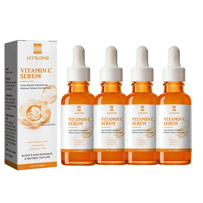 Vitamin C Wrinkle Remover Face Serum Lifting Firming Fade Fine Lines Anti-aging Essence Whitening Brighten Nourish Skin Care