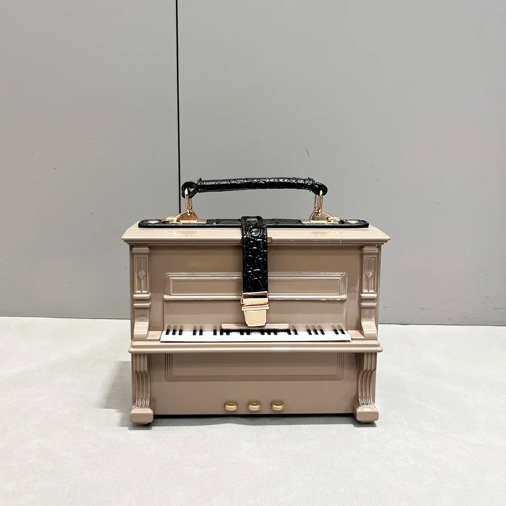 purses and handbags Luxury Designer crossbody shoulder bag For Women piano shape handmade bags Purse Messenger Bag banquet bag