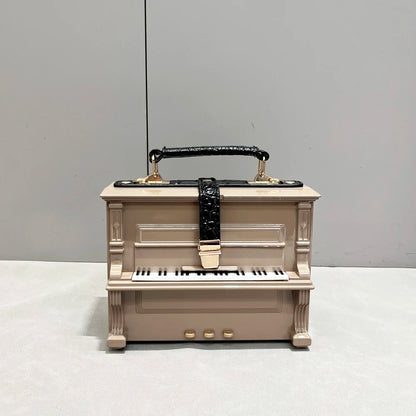 purses and handbags Luxury Designer crossbody shoulder bag For Women piano shape handmade bags Purse Messenger Bag banquet bag