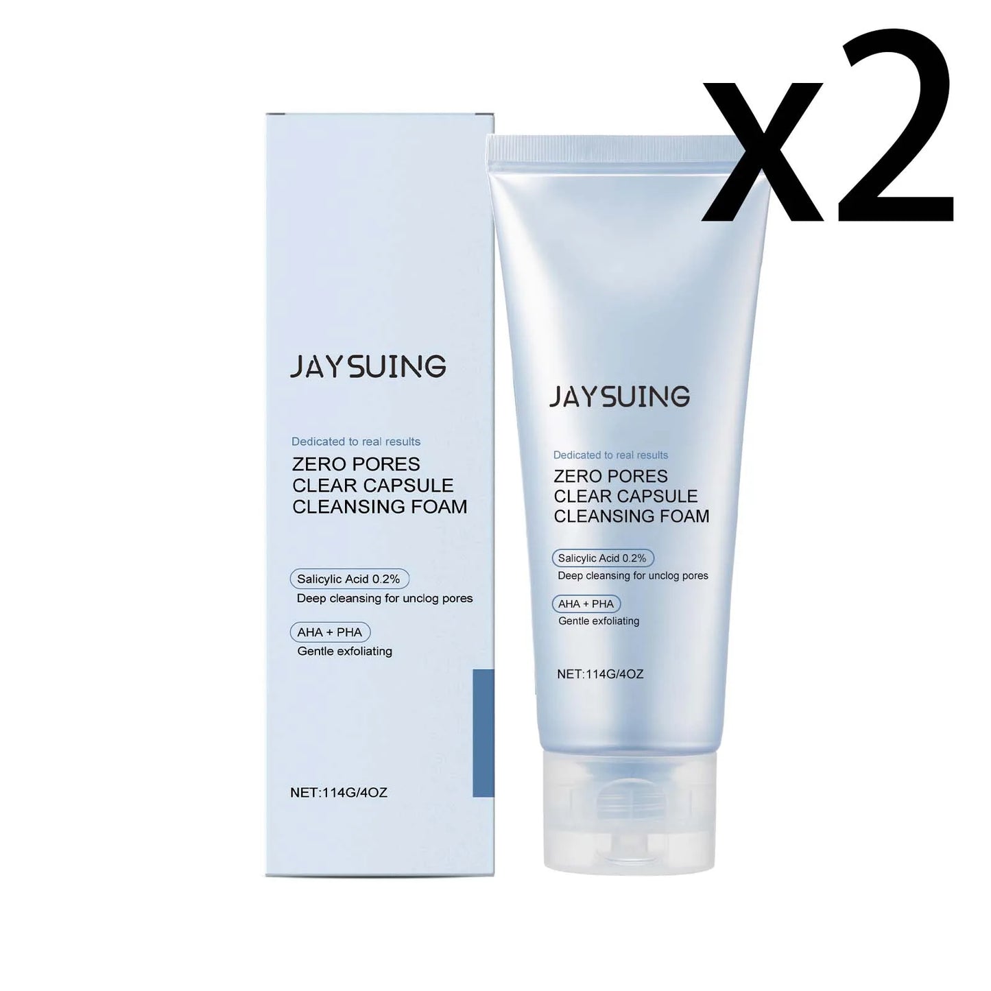 Salicylic Acid Facial Cleanser Deep Cleaning Softening Keratin Exfoliating Oil-Control Moisturizing Gently Face Cleansing Gel