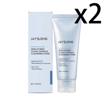 Salicylic Acid Facial Cleanser Deep Cleaning Softening Keratin Exfoliating Oil-Control Moisturizing Gently Face Cleansing Gel