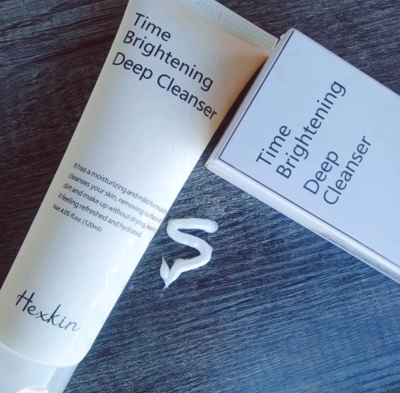 Korean Hexkin Efficient Cleansing Facial Cleanser Time Brightening Deep Get Rid Of Makeup Lavender Cornfower Extract Cleanser