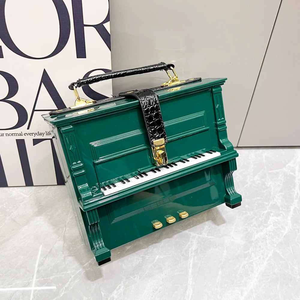 purses and handbags Luxury Designer crossbody shoulder bag For Women piano shape handmade bags Purse Messenger Bag banquet bag