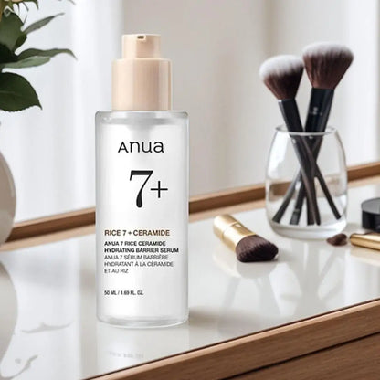 Anua Peach Rice Ceramide Skincare For Daily Defense All Skin Hydrating SPF Sunscreen Barrier Repair Essence Protect Nourish Skin