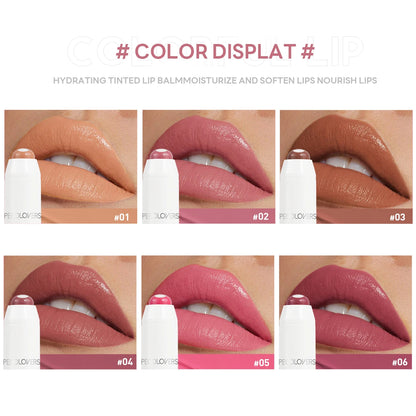 Moisturizing Gloss Lipstick Pen - Long-lasting Waterproof Color Rendering Lip Gloss, Rotating Lipstick Pen