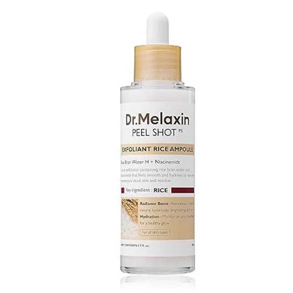 Korean Dr. Melaxin Peel Shot White And Black Rice Exfoliating Essence Brightening Skin Deep Moisturizing Cream Skin Care