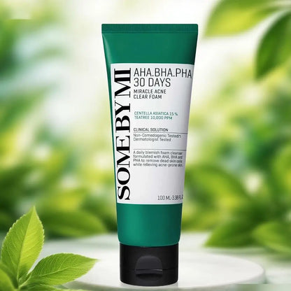 SOMEBYMI Shabomi 4-color Face Cream, Tea Tree Triac Acid Essence, 4-color Face Toner, SPF 50 V10 HYAL Sunscreen, Korea Skin Care