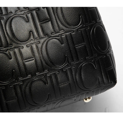 CHCH Women's Tote Bag New Steel Embossed Handheld Bun Mother Shopping Bag