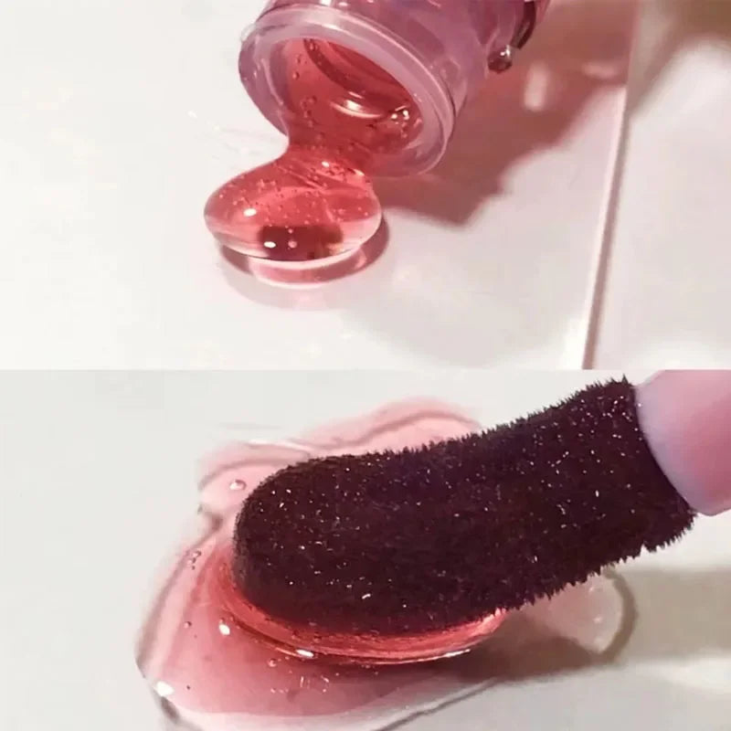 Moisturizing Glass Lip Oil Purple Jelly Violet Transparent Plumper Lip Gloss Makeup Nutritious Liquid Lipstick Brush Lip Care