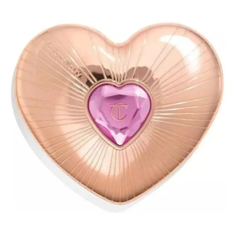 Charlotte Tilbury Heart Shape Double Splicing Two Colors Powder Blusher Powder Unique Design Makeup Products Star Powder Blusher