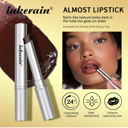 Tinted Lip Balm in Black Honey Vitamin E Smooth Almost Lipstick Nourishing&Moisturizing Enhancing Natural Color Lip Care Makeup