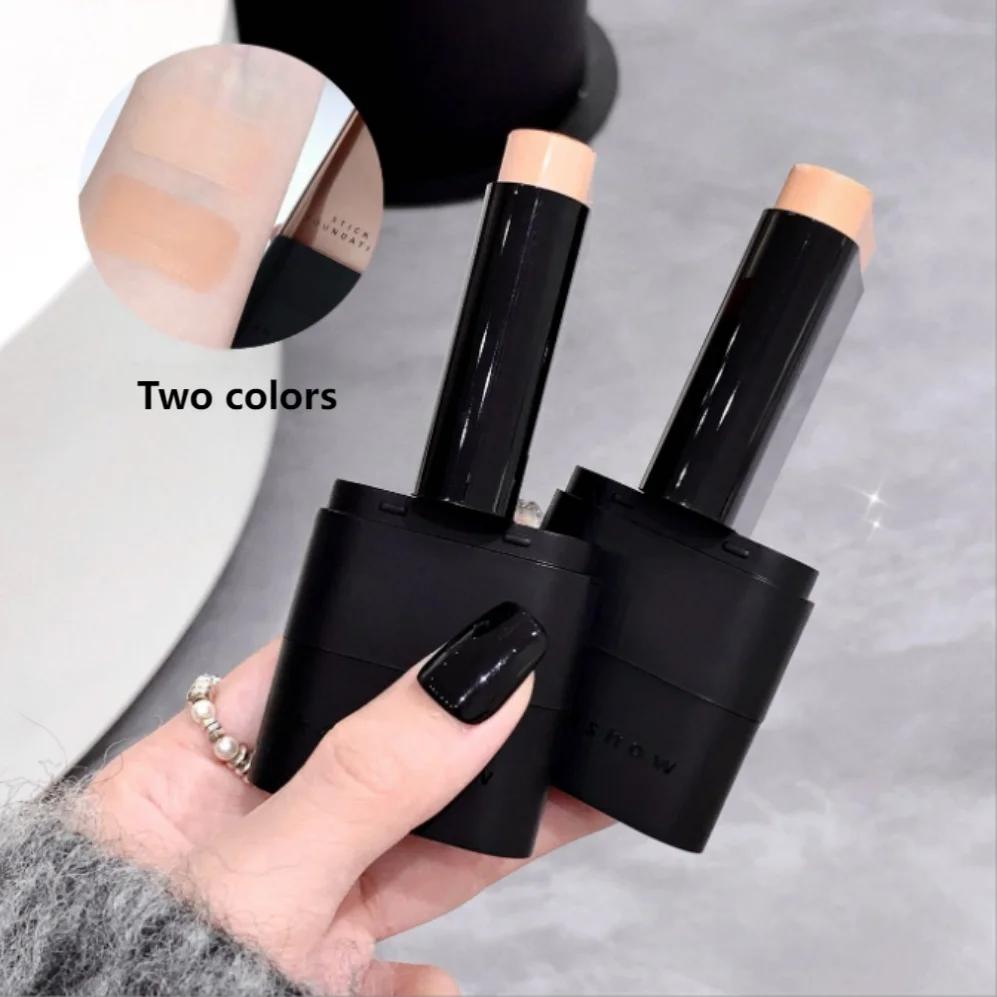 Lightweight Foundation Stick Long-Lasting Full Coverage Moisturizer Natural Finish Makeup Foundation Stick
